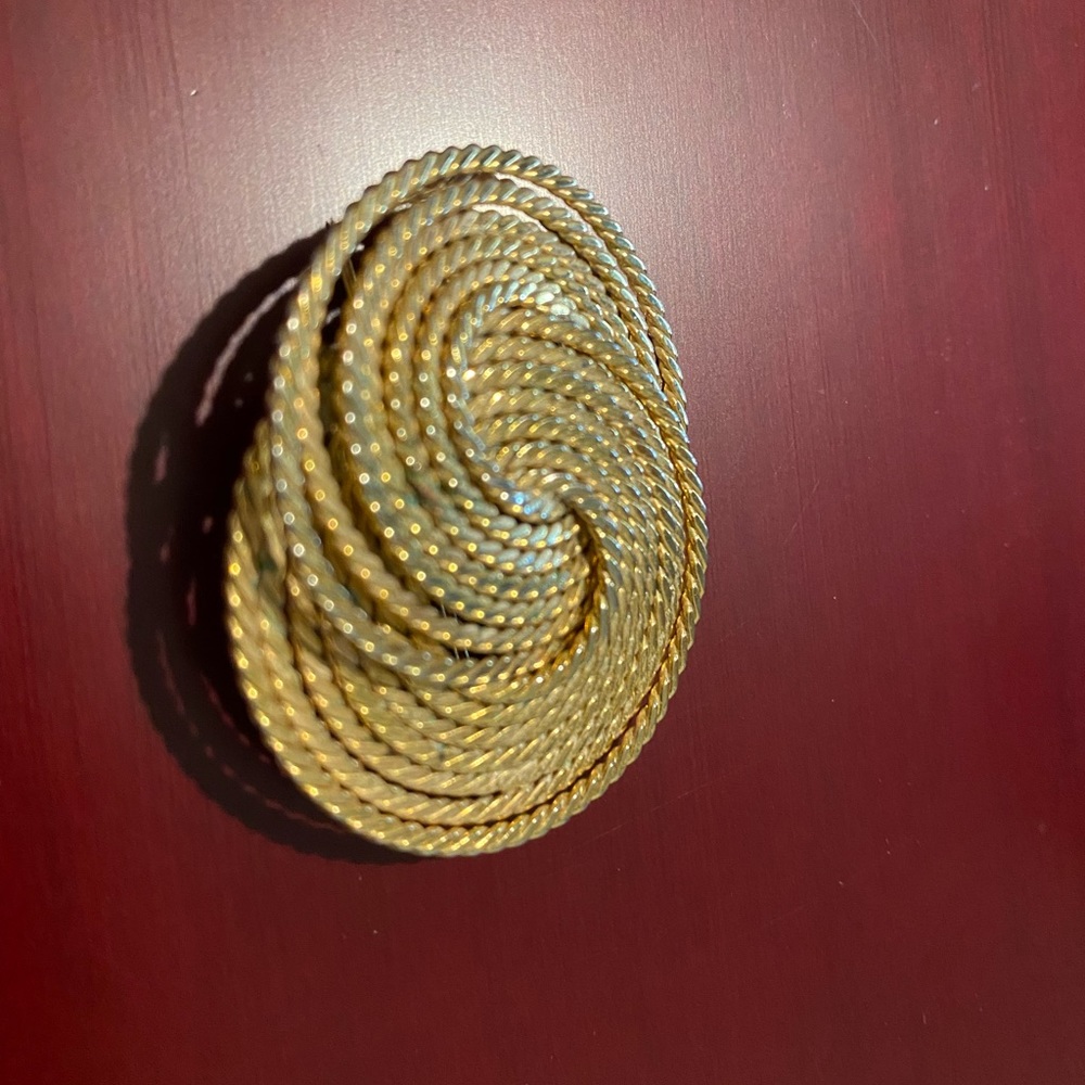 Vintage Napier Double Circle Brooch